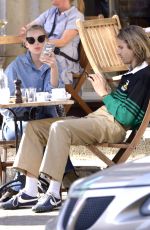 ELSA HOSK and Tom Daly at Terra Restaurant in New York 05/01/2018