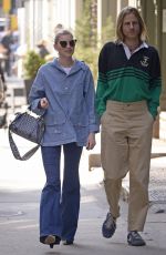 ELSA HOSK and Tom Daly at Terra Restaurant in New York 05/01/2018