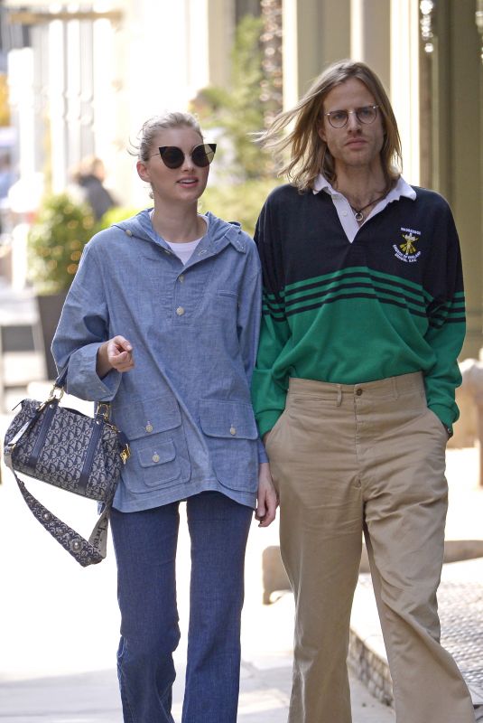 ELSA HOSK and Tom Daly at Terra Restaurant in New York 05/01/2018