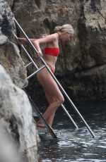 ELSA HOSK in Bikini at Eden Roc Hotel in Antibes 05/16/2018