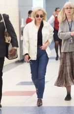 EMILIA CLARKE Arrives at JFK Airport in New York 05/05/2018