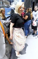 EMILIA CLARKE Arrives at Sirius Radio in New York 05/21/2018