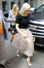 EMILIA CLARKE Arrives at Sirius Radio in New York 05/21/2018