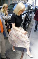 EMILIA CLARKE Arrives at Sirius Radio in New York 05/21/2018