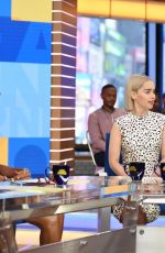 EMILIA CLARKE at Good Morning America in New York 05/23/2018