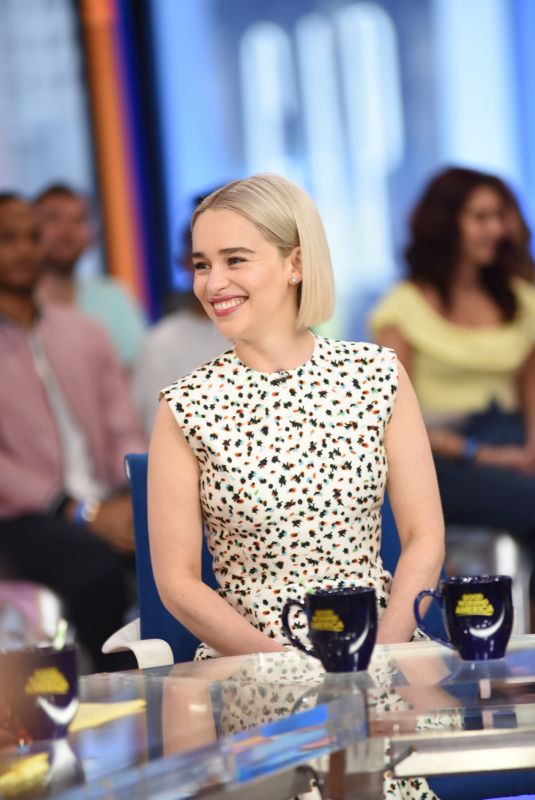 EMILIA CLARKE at Good Morning America in New York 05/23/2018