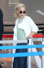 EMILIA CLARKE at JFK Airport in New York 05/08/2018