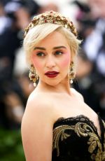 EMILIA CLARKE at MET Gala 2018 in New York 05/07/2018