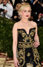 EMILIA CLARKE at MET Gala 2018 in New York 05/07/2018