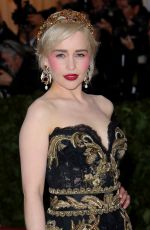 EMILIA CLARKE at MET Gala 2018 in New York 05/07/2018