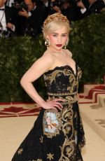 EMILIA CLARKE at MET Gala 2018 in New York 05/07/2018