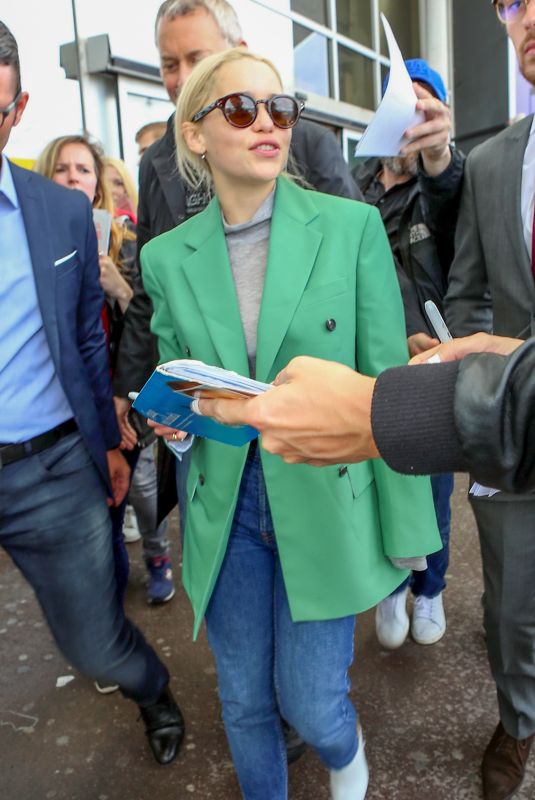 EMILIA CLARKE at Nice Airport 05/14/2018