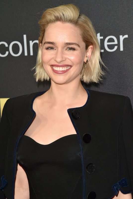 EMILIA CLARKE at Richard Plepler and HBO Honored at Lincoln Center’s American Songbook Gala in New York 05/29/2018