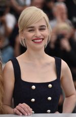 EMILIA CLARKE at Solo: A Star Wars Story Photocall at 71st at Cannes Film Festival 05/15/2018