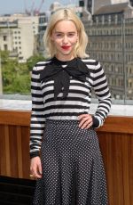 EMILIA CLARKE at Solo: A Star Wars Story Photocall in London 05/18/2018
