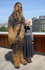 EMILIA CLARKE at Solo: A Star Wars Story Photocall in London 05/18/2018