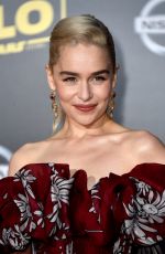 EMILIA CLARKE at Solo: A Star Wars Story Premiere in Los Angeles 05/10/2018