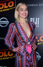 EMILIA CLARKE at Solo: A Star Wars Story Premiere in New York 05/21/2018