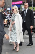EMILIA CLARKE Leaves Good Morning America in New York 05/23/2018