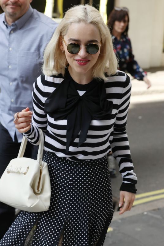 EMILIA CLARKE Out and About in London 05/18/2018