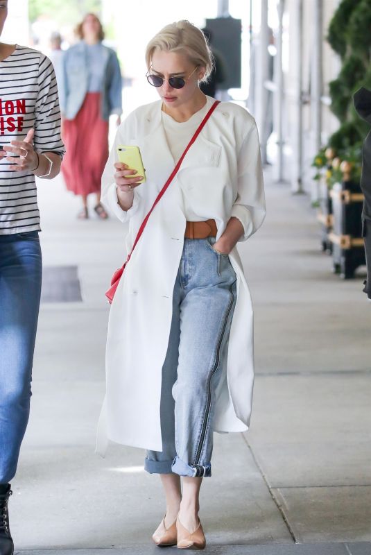 EMILIA CLARKE Out and About in New York 05/07/2018
