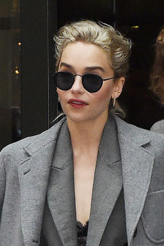 EMILIA CLARKE Out in New York 05/22/2018