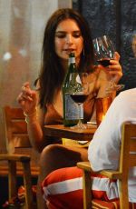 EMILY RATAJKOWSKI at Sant Ambroeus Restaurant in New York 05/04/2018