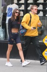 EMILY RATAJKOWSKI in Tights Out in New York 05/10/2018