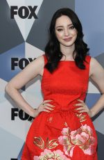 EMMA DUMONT at Fox Network Upfront in New York 05/14/2018
