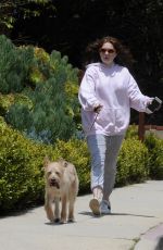 EMMA KENNEY Out with Her Dog in Los Angeles 05/27/2018