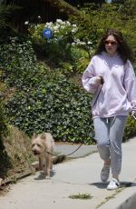 EMMA KENNEY Out with Her Dog in Los Angeles 05/27/2018