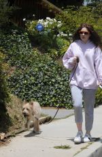 EMMA KENNEY Out with Her Dog in Los Angeles 05/27/2018