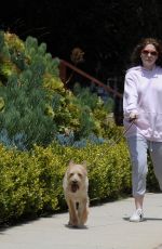 EMMA KENNEY Out with Her Dog in Los Angeles 05/27/2018