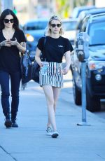 EMMA ROBERTS Out on Melrose Avenue in Los Angeles 05/10/2018