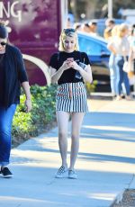 EMMA ROBERTS Out on Melrose Avenue in Los Angeles 05/10/2018