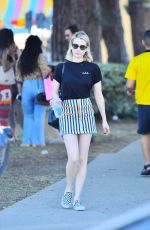 EMMA ROBERTS Out on Melrose Avenue in Los Angeles 05/10/2018