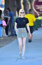 EMMA ROBERTS Out on Melrose Avenue in Los Angeles 05/10/2018