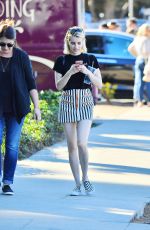EMMA ROBERTS Out on Melrose Avenue in Los Angeles 05/10/2018