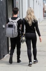 EMMA SLATER Arrives at DWTS Studioin Los Angeles 05/17/2018