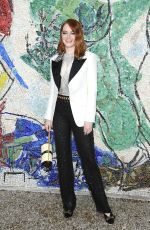 EMMA STONE at Louis Vuitton 2019 Cruise Collection in Saint Paul De Vence 05/28/2018