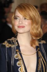 EMMA STONE at MET Gala 2018 in New York 05/07/2018