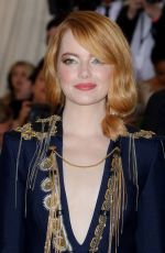 EMMA STONE at MET Gala 2018 in New York 05/07/2018
