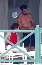 EMMA STONE in Swimsuit at Saint Paul De Vence 05/29/2018