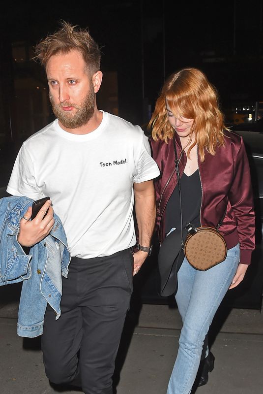 EMMA STONE Night Out in New York 05/06/2018