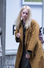 EMMA STONE on The Set of Maniac at Park Avenue in New York 05/10/2019