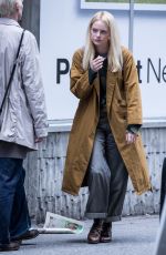 EMMA STONE on The Set of Maniac at Park Avenue in New York 05/10/2019