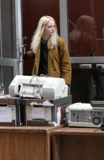 EMMA STONE on The Set of Maniac at Park Avenue in New York 05/10/2019