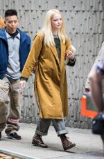 EMMA STONE on The Set of Maniac at Park Avenue in New York 05/10/2019