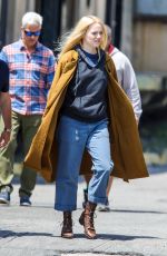 EMMA STONE on The Set of Maniac in New York 05/09/2019