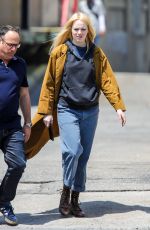 EMMA STONE on The Set of Maniac in New York 05/09/2019